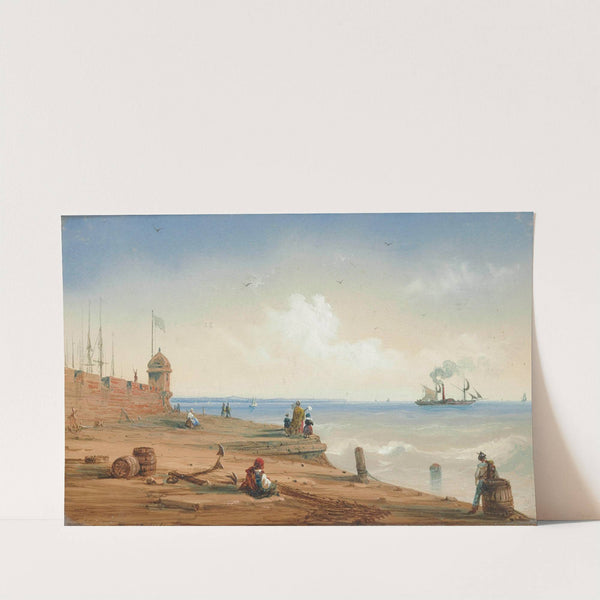 A fond farewell (1845) by Carlo Bossoli