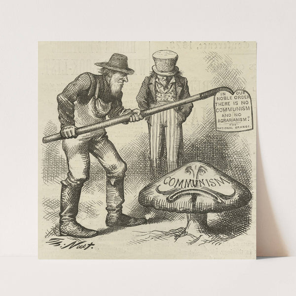A foreign and poisonous weed (1874) by Thomas Nast