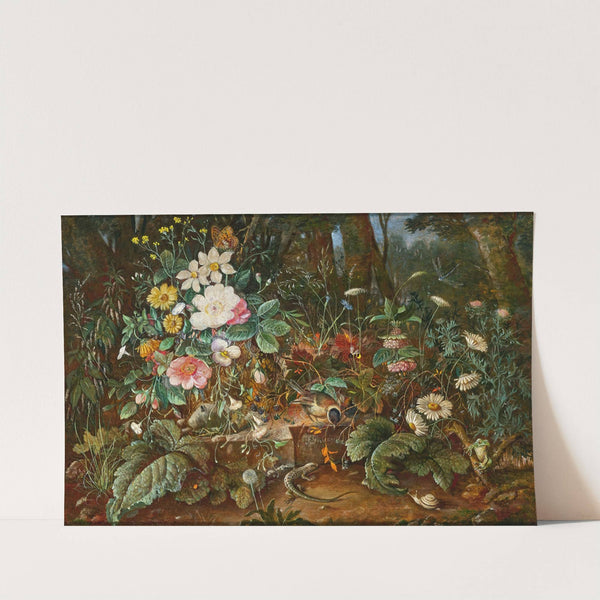 A Forest Floor with a Frog, a Lizard and a Snail (1946) by Franz Xaver Pieler