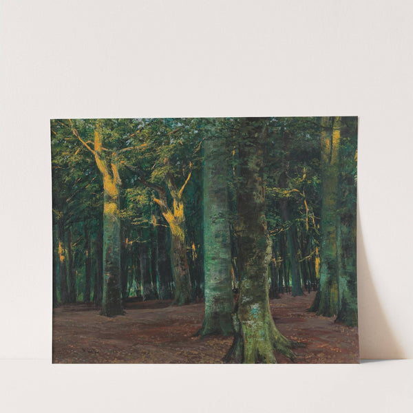 A Forest Interior by Walter Leistikow