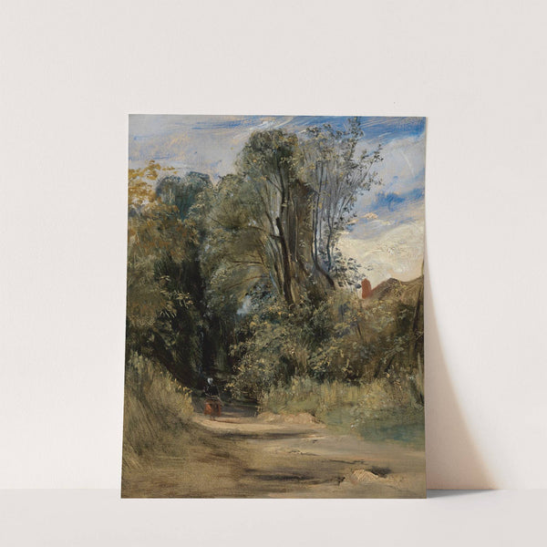 A forest path by Richard Parkes Bonington