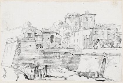 A Fortified Town in Italy