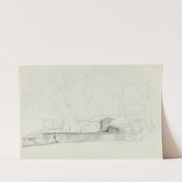 A Fountain at Grottaferrata (c. 1809 - c. 1812) by Josephus Augustus Knip