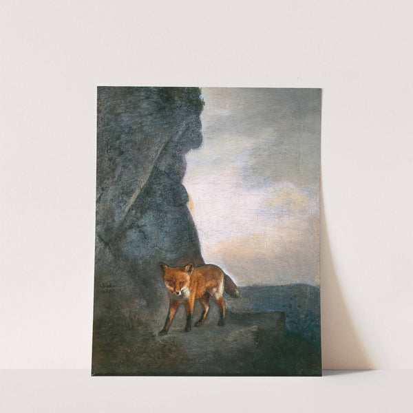 A Fox in the Mountains (1835) by Michael Neder