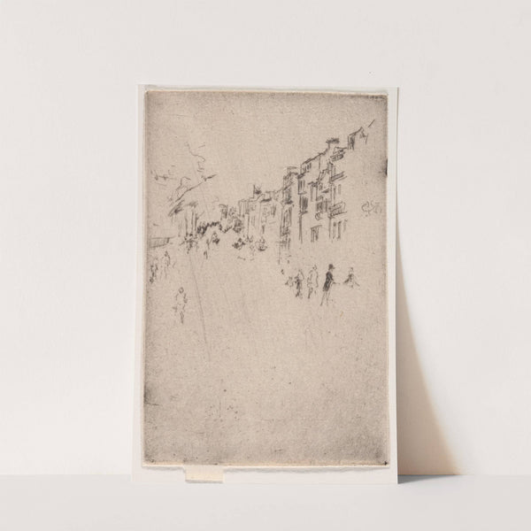 A Fragment of Piccadilly (1886) by James Abbott McNeill Whistler