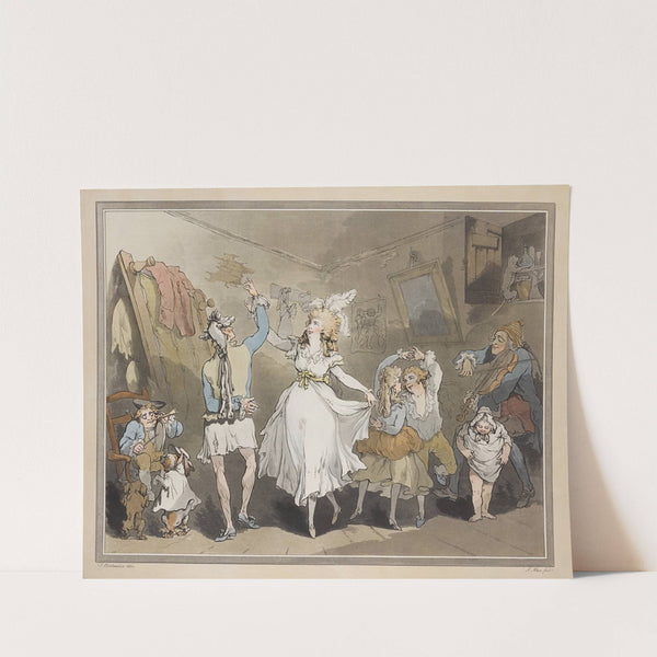 A French family (1786) by Thomas Rowlandson