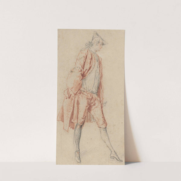 A French gentleman standing by Jacques André Portail