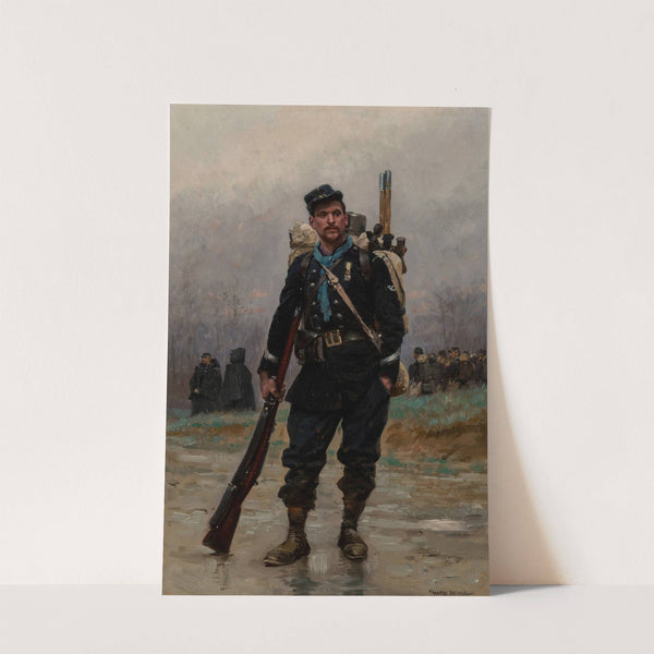 A French infantryman from the Franco-Prussian War by Jean-Baptiste Édouard Detaille
