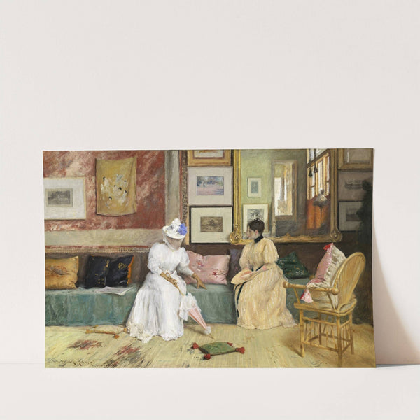 A Friendly Call by William Merritt Chase