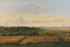 A Funen Landscape at Harvest Time with Wedellsborghoved in the Background