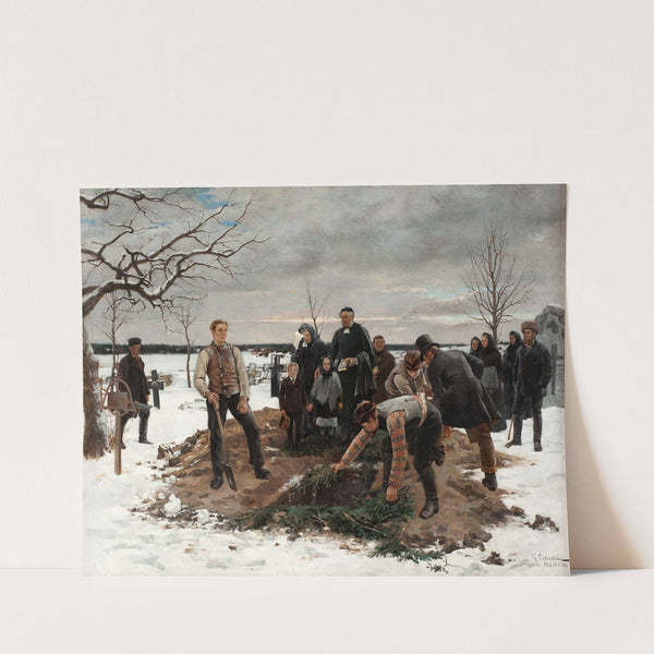 A Funeral in Alsike by Gustaf Cederström