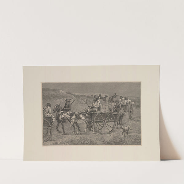 A fur train from the far north (1888) by Frederic Remington