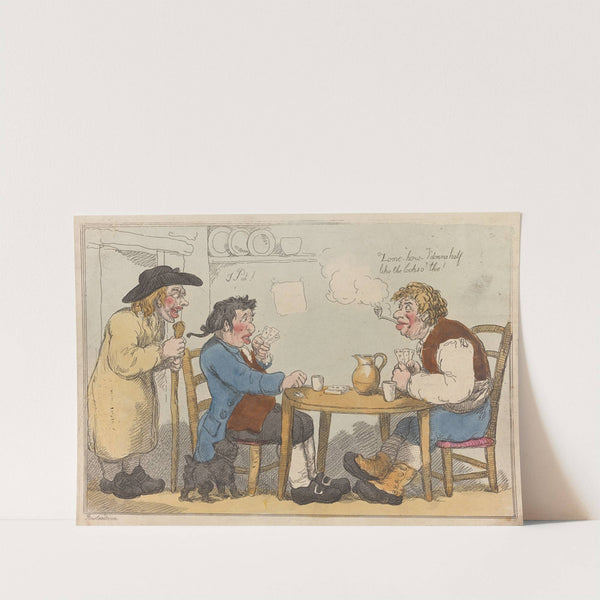 A game at put in a country alehouse by Thomas Rowlandson