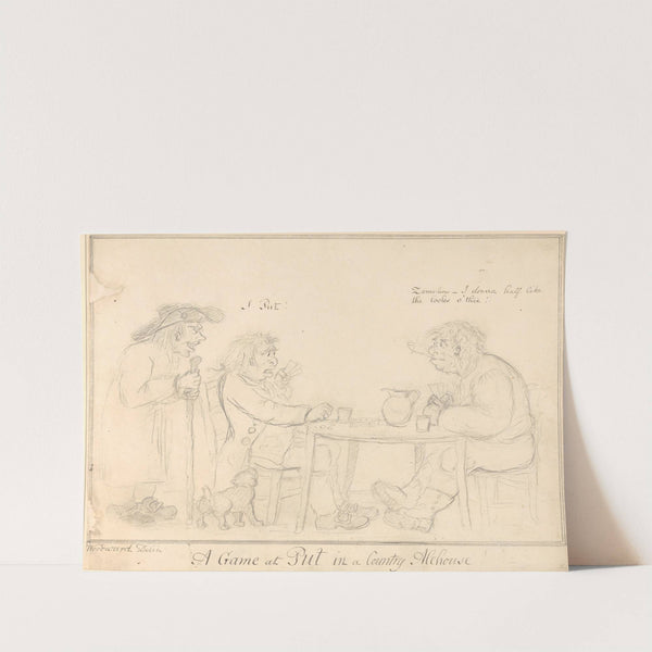 A Game at Put in a Country Alehouse! by George Moutard Woodward