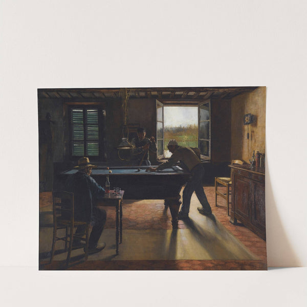 A Game Of Billiards by William Henry Bartlett