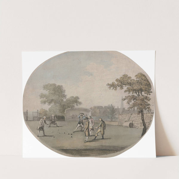 A Game of Bowls by John Collet