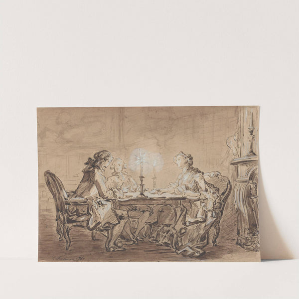 A Game of Cards by Louis Durameau