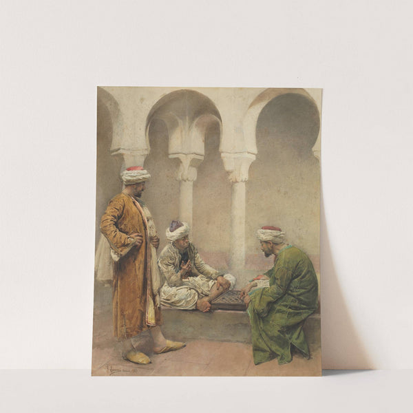 A game of draughts by Gustavo Simoni