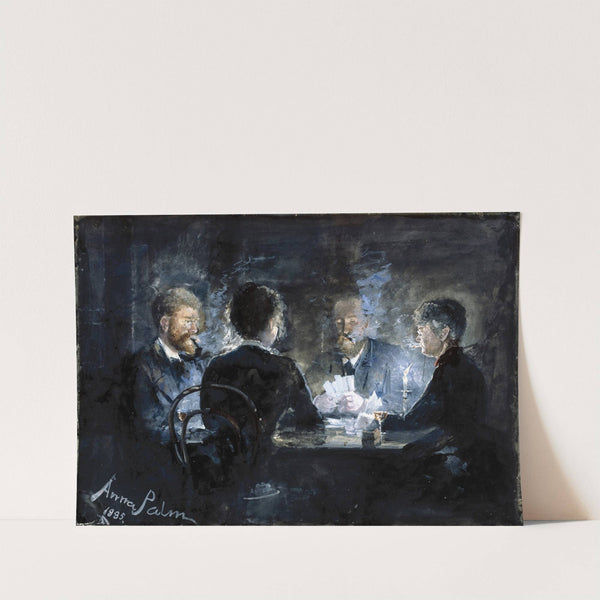 A game of L'hombre in Brøndum's Hotel by Anna Palm de Rosa