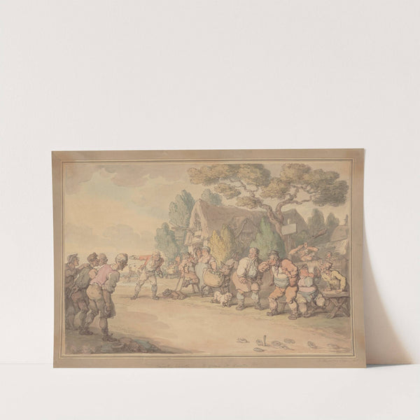A game of quoits by Thomas Rowlandson