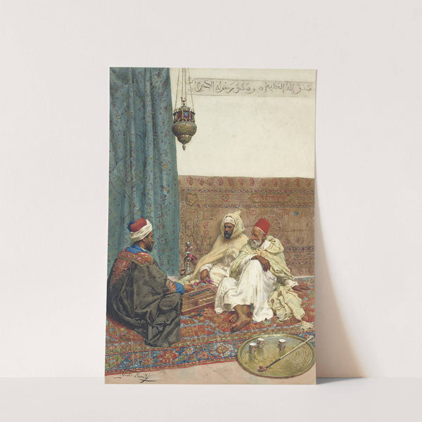 A Game of Tavli by Giulio Rosati