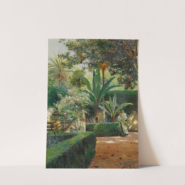 A Garden In Seville (1913) by Manuel García y Rodríguez