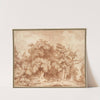 A Gathering at Wood's Edge by Jean-Honoré Fragonard