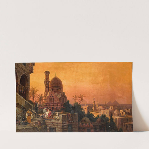 A Gathering, Cairo by Friedrich Perlberg