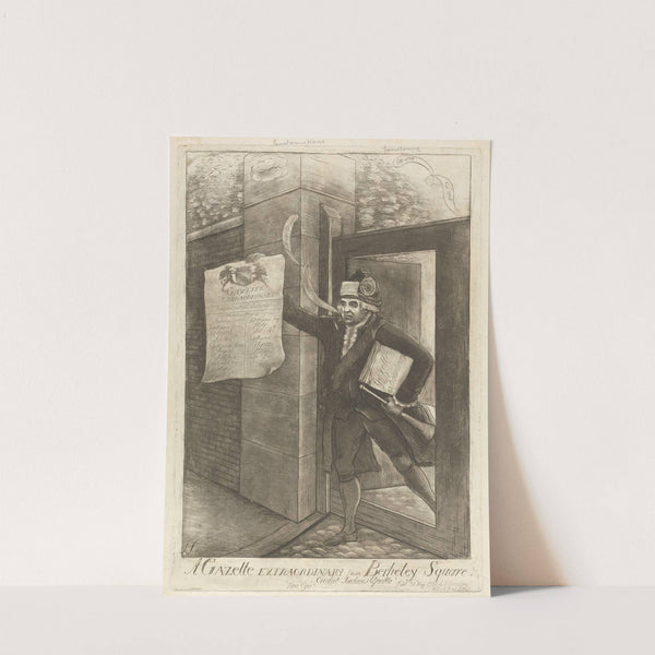 A Gazette Extraordinary from Berkerley Square (1794) by James Sayer