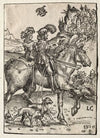 A Gentleman and a Lady Riding to the Chase (1506)