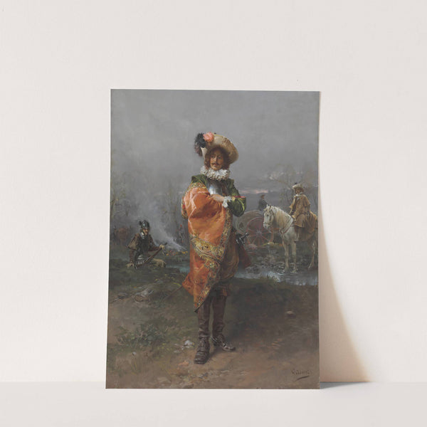 A Gentleman in a Cloak by Cesare Auguste Detti