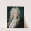 A Gentleman In A Gold Patterned Coat And Violet-Brown Cape by Rosalba Carriera