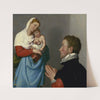 A Gentleman in Adoration before the Madonna by Giovanni Battista Moroni