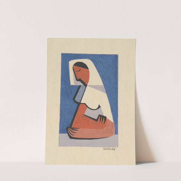 A Girl at a Table (1936) by Mikuláš Galanda