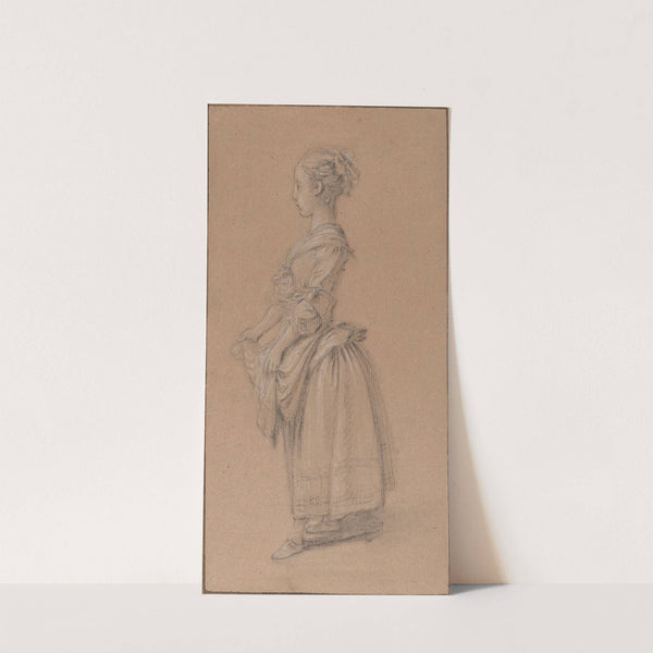 A Girl in Peasant Dress by Jean-François Clermont