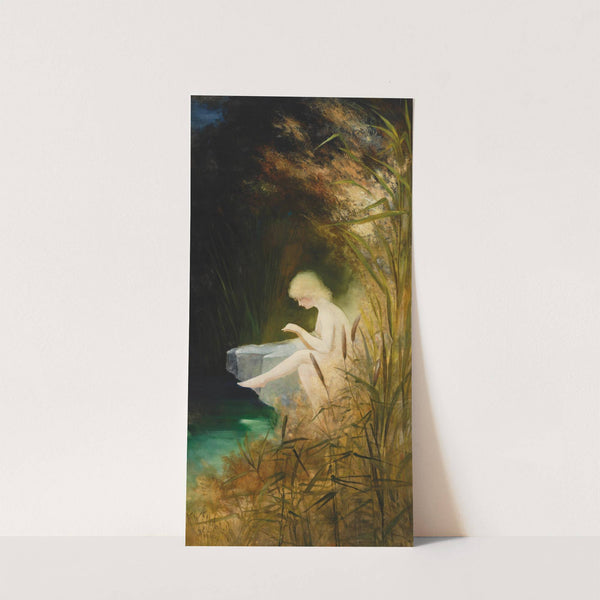 A Girl On The Shore by Karl Wilhelm Diefenbach