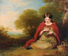 A Girl Picking Herbs by a Stream (1830)