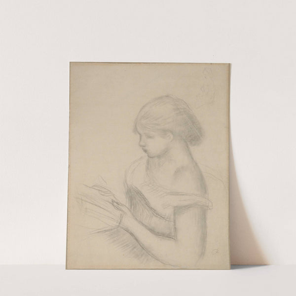 A Girl Reading by Pierre-Auguste Renoir