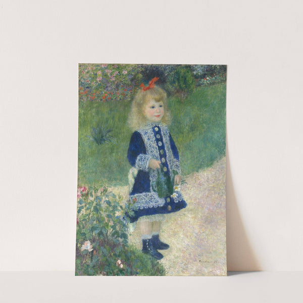 A Girl with a Watering Can by Pierre-Auguste Renoir