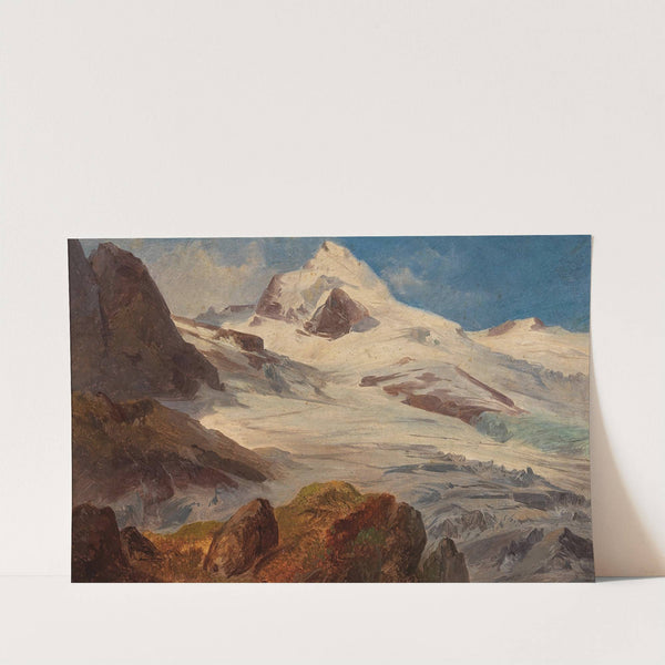 A Glacier in the Salzburg Region by Friedrich Zeller