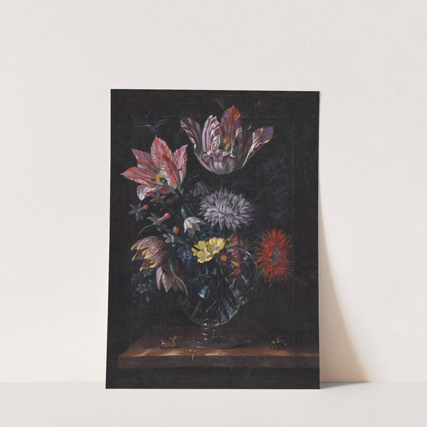 A Glass Vase With Flowers (1666 – 1670) by Jacob Marrel