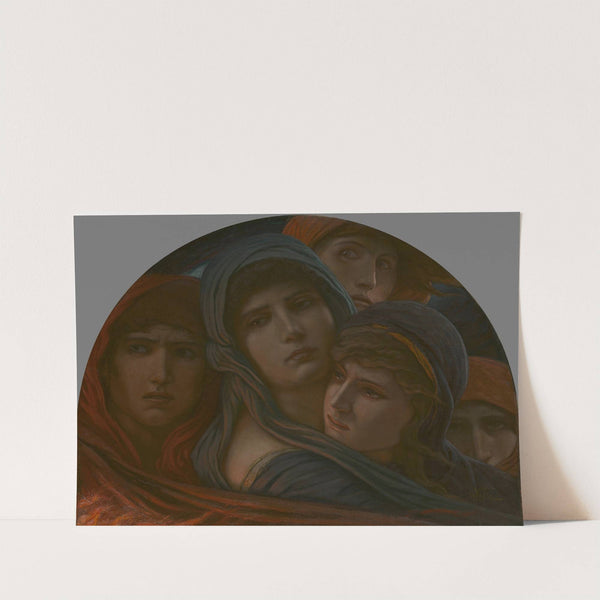 A Glimpse into Hell, or Fear (1888-98) by Elihu Vedder