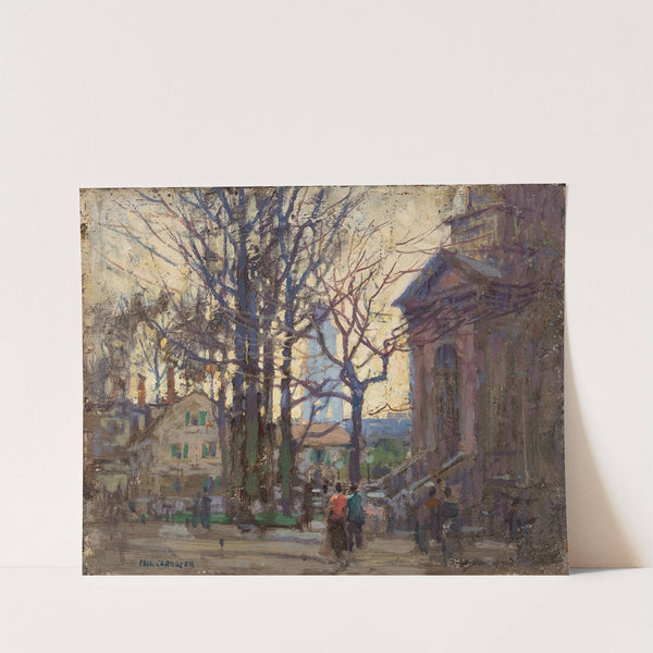 A Gloucester Street by Paul Cornoyer