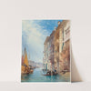 A Gondola on the Grand Canal, Venice by William Callow
