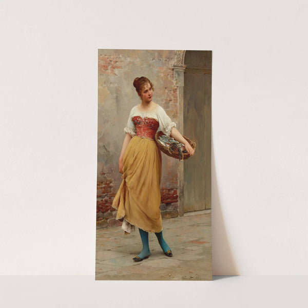 A Good Catch (1894) by Eugen von Blaas