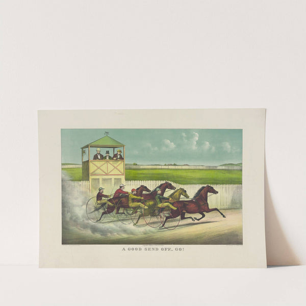 A good send off,-go! (1889) by John Cameron