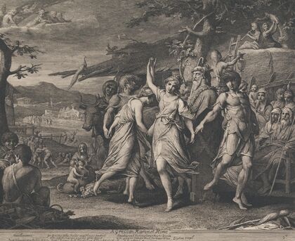 A Grecian Harvest Home (Designs for the Walls of the Great Room of the Society for the Encouragement of the Arts) — size preview