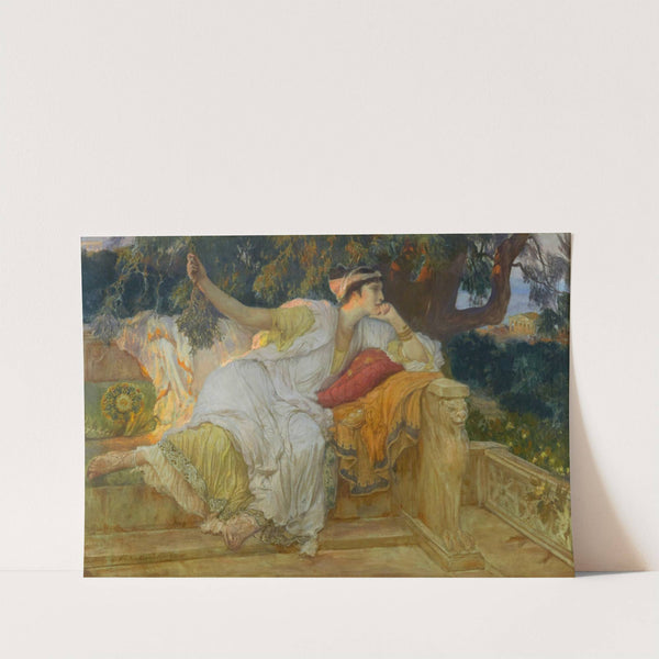 A Grecian lady (circa 1899) by Frederick Arthur Bridgman