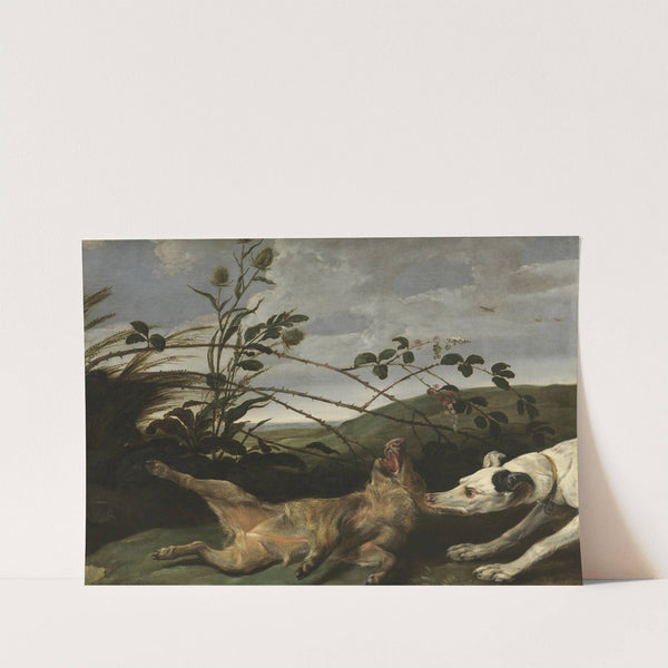 A Greyhound Catching a Young Wild Boar by Daniel Schultz