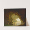A Grotto in the Gulf of Salerno, Sunset by Joseph Wright of Derby